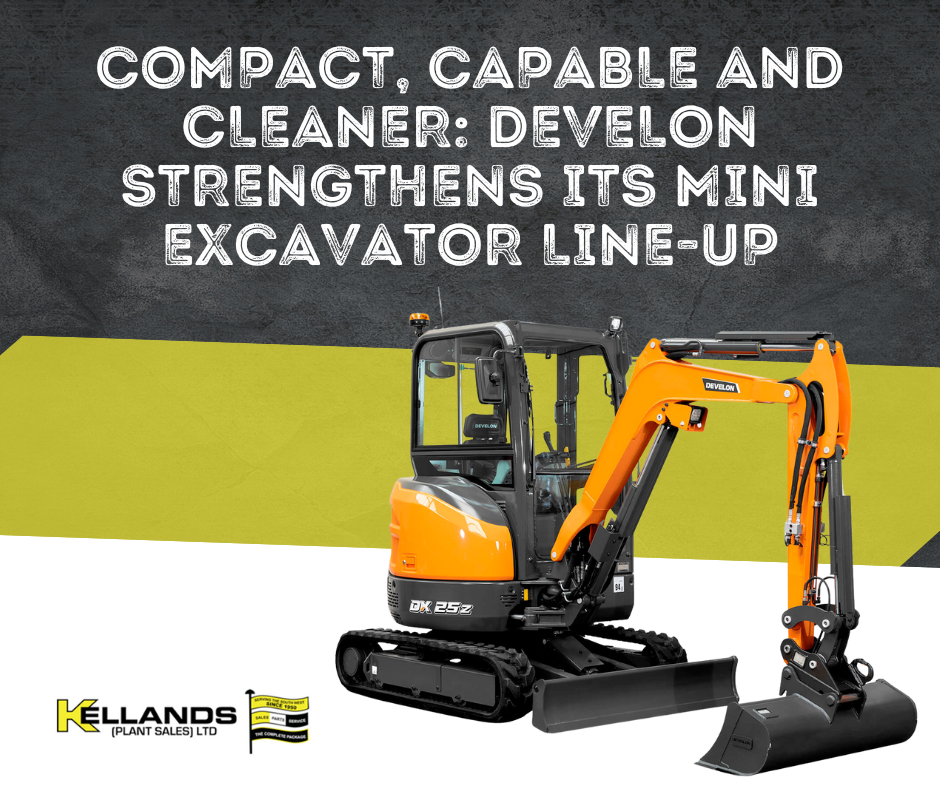 Develon Strengthens Its Mini Excavator Line-Up