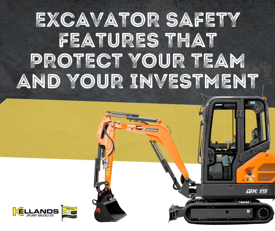 Excavator Safety Features That Protect Your Team and Your Investment