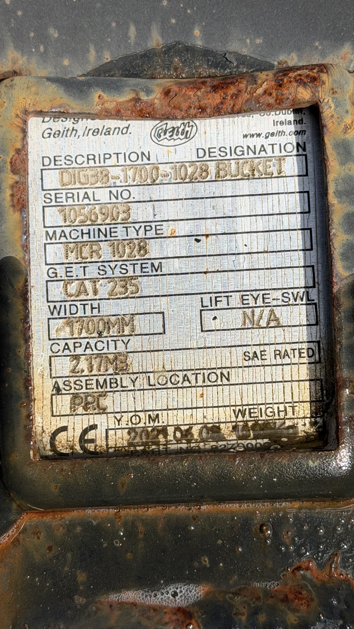 Geith 66” Bulk Bucket to suit DX340, DX350 & DX380 - Image 5